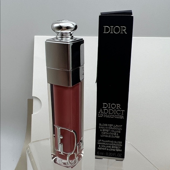 DIOR Lip Addict Lip Maximizer Gloss Dior in 012 Rosewood NIB $42 Retail - Picture 7 of 11